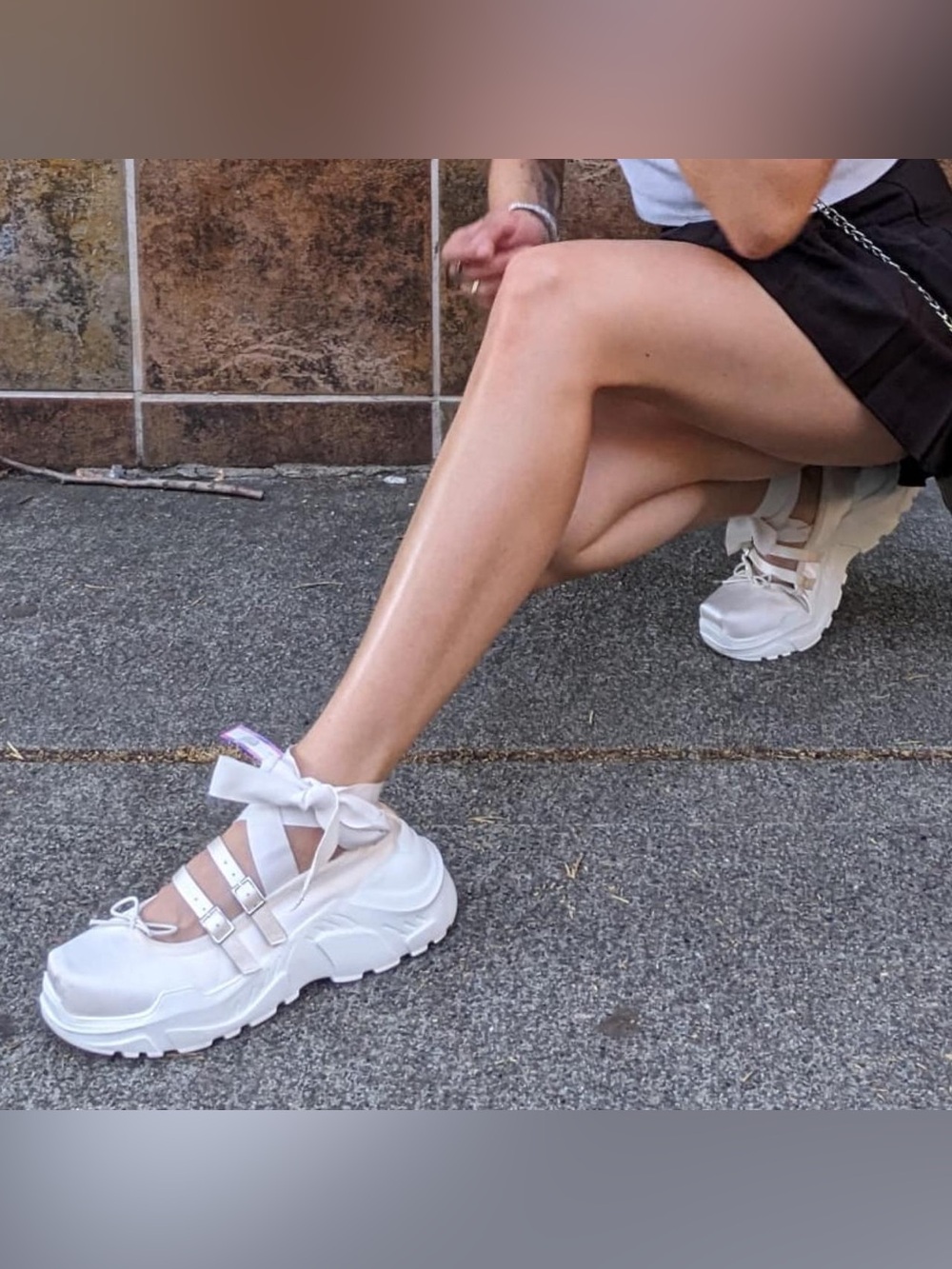 AKIKOAOKI Giselle ivory ballet sneakers - Picture 6 of 6